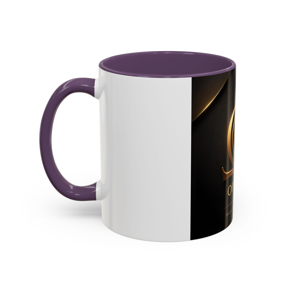 Tasse OMEGA COFFEE – Emblème doré, 325 ml