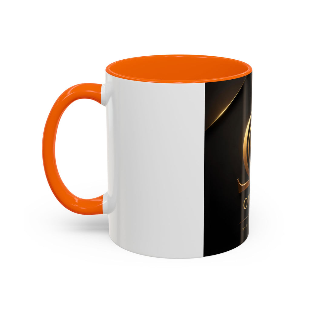 Tasse OMEGA COFFEE – Emblème doré, 325 ml