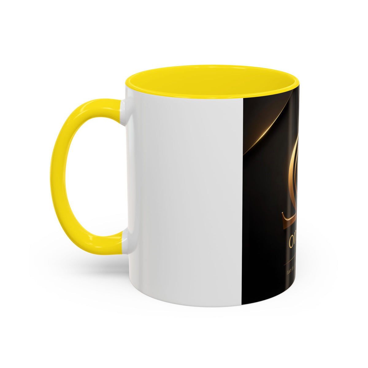 Tasse OMEGA COFFEE – Emblème doré, 325 ml