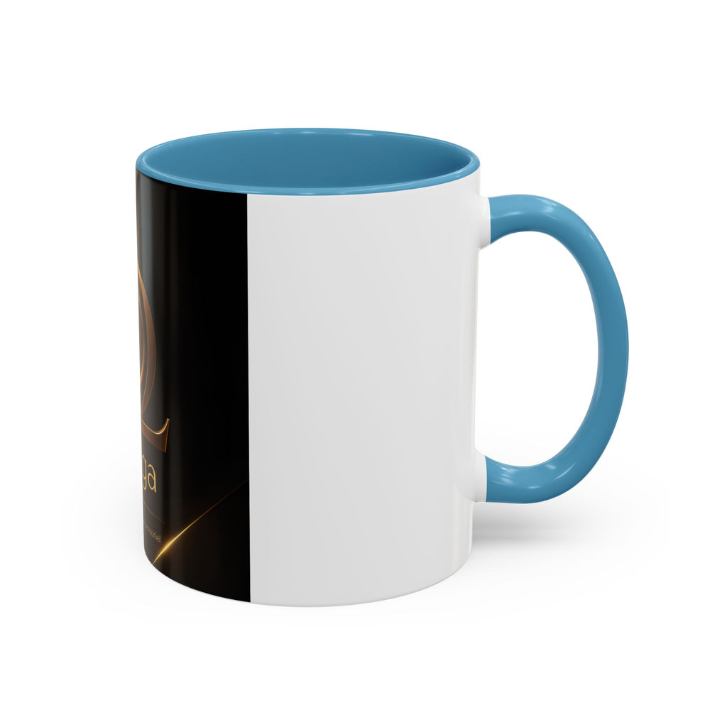 Tasse OMEGA COFFEE – Emblème doré, 325 ml