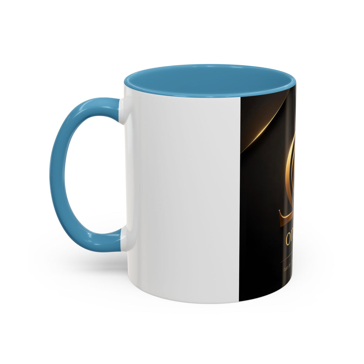 Tasse OMEGA COFFEE – Emblème doré, 325 ml