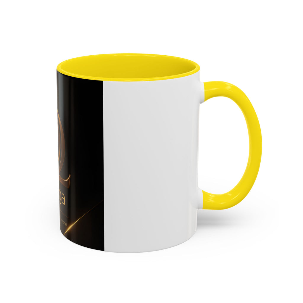 Tasse OMEGA COFFEE – Emblème doré, 325 ml
