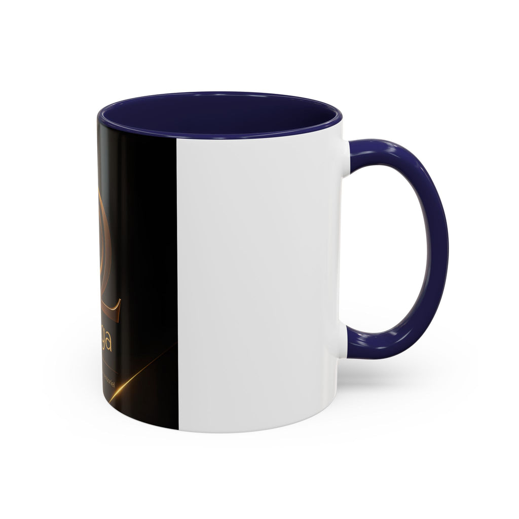 Tasse OMEGA COFFEE – Emblème doré, 325 ml
