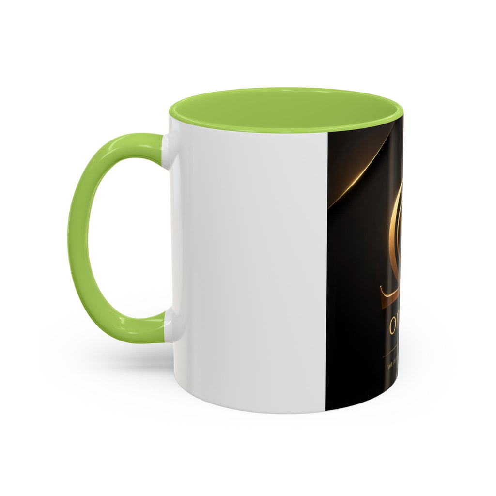 Tasse OMEGA COFFEE – Emblème doré, 325 ml