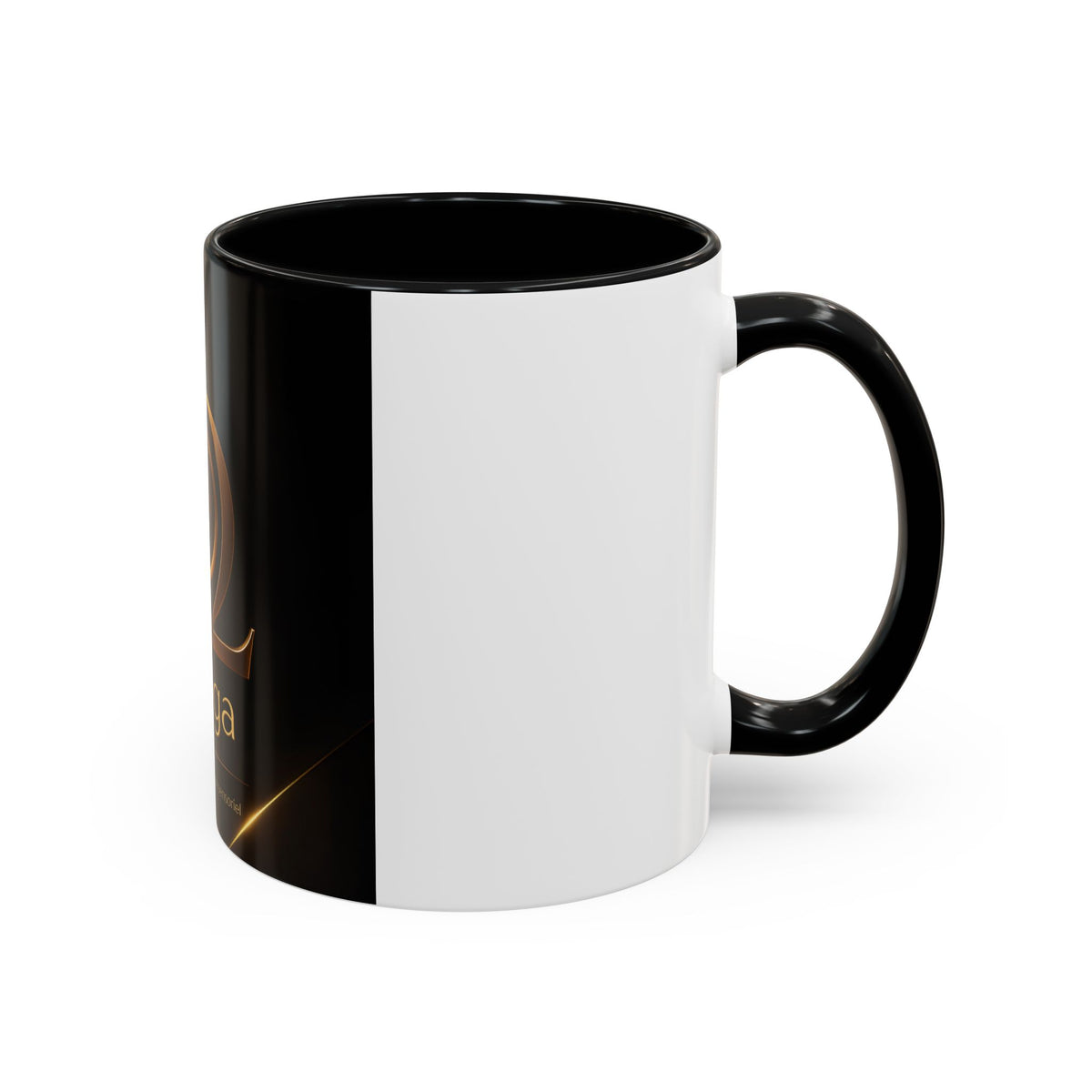 Tasse OMEGA COFFEE – Emblème doré, 325 ml