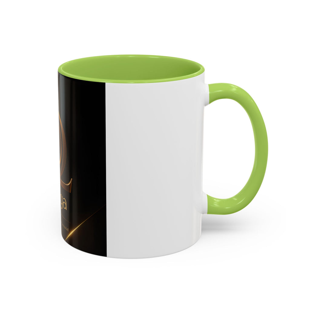 Tasse OMEGA COFFEE – Emblème doré, 325 ml
