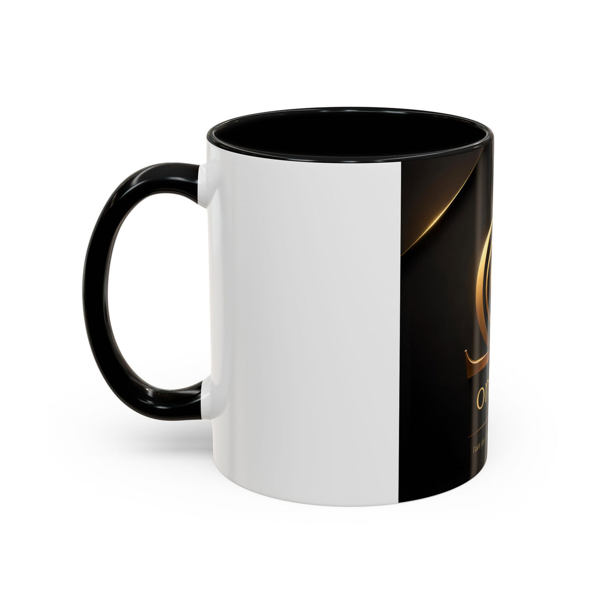 Tasse OMEGA COFFEE – Emblème doré, 325 ml