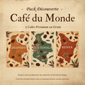 Pack Découverte Café du Monde – Colombie, Kenya et Guatemala