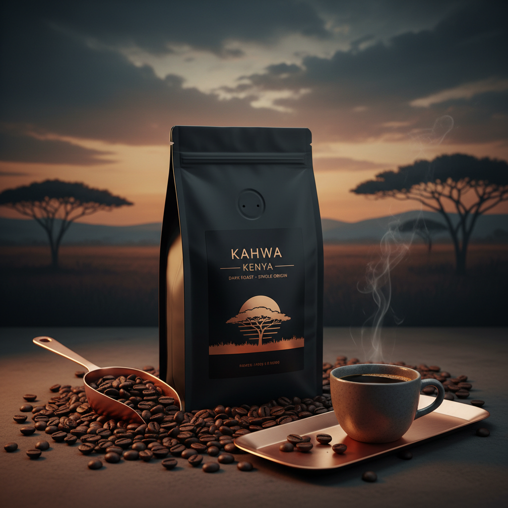 Kenya single origin coffee premium